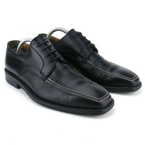 Barrett Men's Black Leather Shoes Oxfords Italy